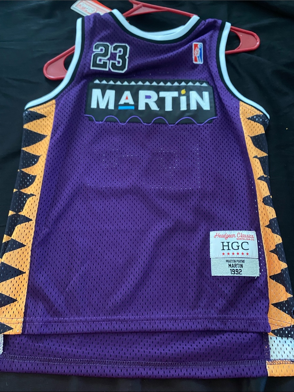 Martin #23 Purple Kids Basketball Jersey - HGC Classic